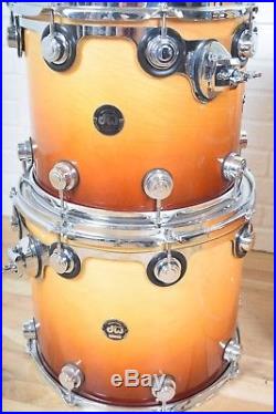 DW Collectors series 4 piece drum set kit Excellent! -used drums for sale