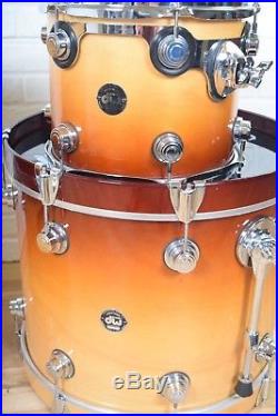 DW Collectors series 4 piece drum set kit Excellent! -used drums for sale