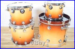 DW Collectors series 4 piece drum set kit Excellent! -used drums for sale