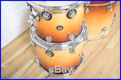 DW Collectors series 4 piece drum set kit Excellent! -used drums for sale