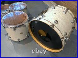 DW Custom Maple Full Drum Set Kit Paste Big Beat Cymbals Ludwig snare hardware