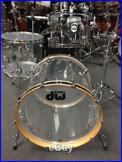 DW Drum Workshop Design Series Acrylic 3 Pc. 12,16,22 Drum Set Kit $899.99