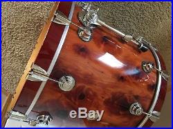 DW Exotic Drum Set Shell Pack. Used. Cedar Wood Collector Series