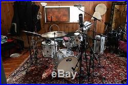 DW Jazz Series 4 Pc Drum Set Kit w Collector's Solid Snare White Gumwood Maple