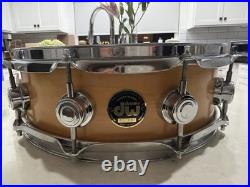DW Maple Snare Drum Lacquer Finish Early 2000s Vintage