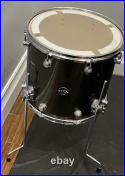 DW Performance 5 Piece Drum Set 20/10/12/14/15 Chrome Pewter Sparkle +Hardware