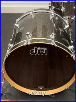 DW Performance 5 Piece Drum Set 20/10/12/14/15 Chrome Pewter Sparkle +Hardware