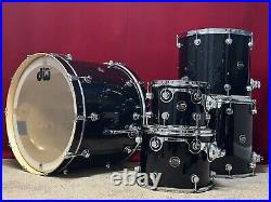 DW Performance Series Drums. Black-Mira Rainbow Sparkle. Excellent! 2418161310