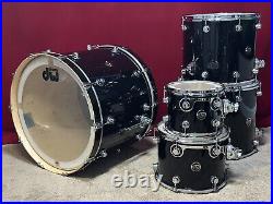 DW Performance Series Drums. Black-Mira Rainbow Sparkle. Excellent! 2418161310