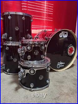 DW Preformance Series (black-Mira) 5pc drum set