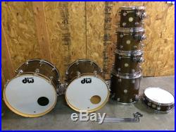 DW custom made Collector Series 7 piece'Birds Eye' Maple Drum set