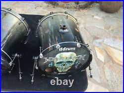 Ddrum Dios BUBINGA Megadeth ENDGAME TOUR Double Bass 8pc Drum Set kit withCOA