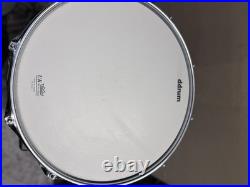 Ddrum Dominion Series Ash Shell Wood. Natural Burst Black Fade Finish