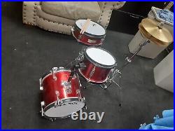 Del Sol Quality Small 3 Drum Set 12 Bass Compact Travel Junior Jr Kids Kit