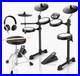 Digital-Electronic-Drum-Kit-4-Pad-Set-with-Throne-Sticks-Headphones-Foot-Pedal-01-ut
