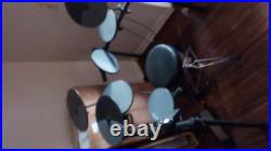Digital Electronic Full Drum Kit with Drum Pads, Cymbal Pads, Drum Module & Stool