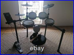 Digital Full Electronic Drum Kit with Drum Module, Kick Pedal, Throne & Sticks