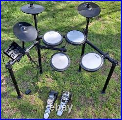 Donner DED-200 Electric Drums Quiet Mesh WORKING Missing Some Pieces L@@K Donner DED-200 Electric Drums Quiet Mesh WORKING Missing Some Pieces L@@K