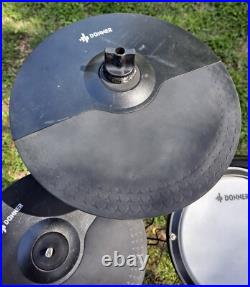 Donner DED-200 Electric Drums Quiet Mesh WORKING Missing Some Pieces L@@K Donner DED-200 Electric Drums Quiet Mesh WORKING Missing Some Pieces L@@K