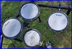Donner DED-200 Electric Drums Quiet Mesh WORKING Missing Some Pieces L@@K Donner DED-200 Electric Drums Quiet Mesh WORKING Missing Some Pieces L@@K