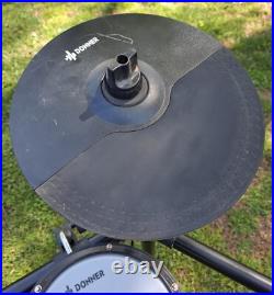 Donner DED-200 Electric Drums Quiet Mesh WORKING Missing Some Pieces L@@K Donner DED-200 Electric Drums Quiet Mesh WORKING Missing Some Pieces L@@K