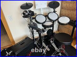 Donner DED-200 drum set, drum pad, rug, stand, sticks