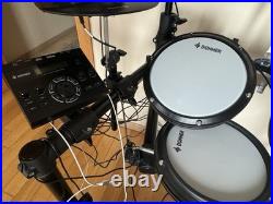 Donner DED-200 drum set, drum pad, rug, stand, sticks