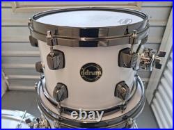 Drum Kit Shell Pack. Custom Matte White. Very Good Cond. Local Pickup