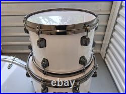 Drum Kit Shell Pack. Custom Matte White. Very Good Cond. Local Pickup