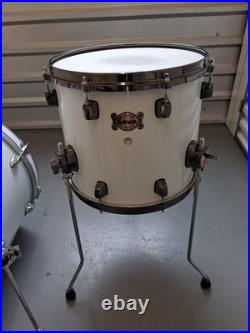 Drum Kit Shell Pack. Custom Matte White. Very Good Cond. Local Pickup