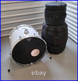 Drum Kit Shell Pack. Custom Matte White. Very Good Cond. Local Pickup