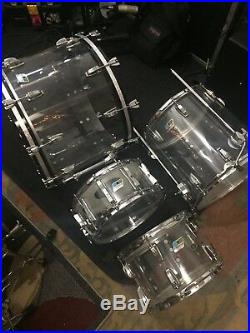 Drum Kit/set Ludwig Vistalite Custom 4 Piece Excellent condition
