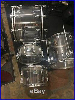 Drum Kit/set Ludwig Vistalite Custom 4 Piece Excellent condition