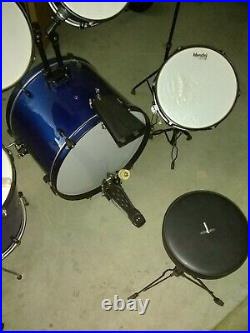 Drum Set 8 Piece Adult 2019 Mendini by Cecilio Sabian Crash cymbal USA SHIPPING