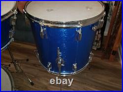 Drum Set Cortley Blue 5 Piece Withcymbals