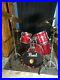 Drum-Set-Vintage-Pearl-All-Birch-Wood-Red-Lacquered-Woodgrain-Exquisite-01-vd