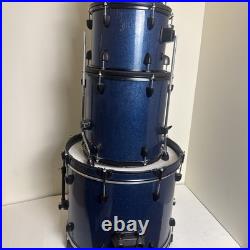 Drum set blue Gammon Percussion kit (kick 20/ Toms 18/ 16/ 14)