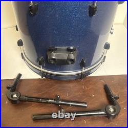 Drum set blue Gammon Percussion kit (kick 20/ Toms 18/ 16/ 14)