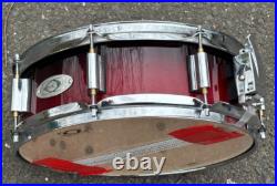 Drumset Drumcraft Drum Craft Snare Drum Transparent Red 14 Inches