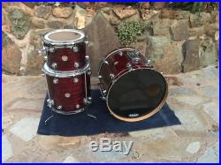 Dw Collectors 3pc Drum Set Kit Red Onyx