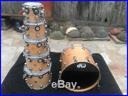 Dw Collectors 6pc Natural Maple Drum Set Kit