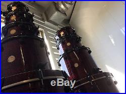 Dw Collectors Series 9pc Drum Set Kit Red Onyx