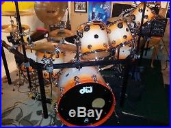 Dw Drumset 9 Piece 1 Of A Kind Custom Dw Collectors Never Gigged D. O. B. 4/20/2000