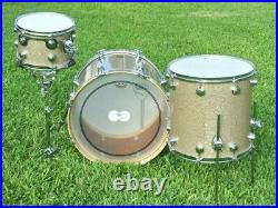 Dw USA Classics Series 3 Pc Broken Glass 22 12 16 Drum Set! Lot S941