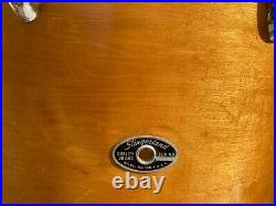 Early 1970's Slingerland 3-Ply Natural Maple 26-18-16-14 Drum Set