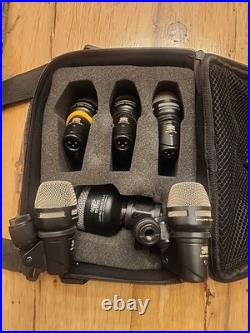Equation Audio Drum 6 Mic Set DM. 104. SLF, DMI. 101 DMI102S Supercardioid TESTED