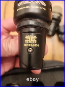 Equation Audio Drum 6 Mic Set DM. 104. SLF, DMI. 101 DMI102S Supercardioid TESTED