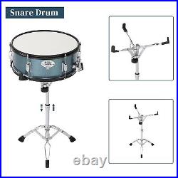 FAST, FREE SHIPPING? Full Size Acoustic Drum Kit +Cymbals +Throne +Snare