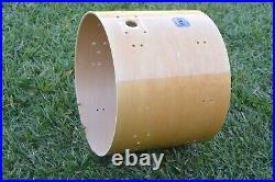 FLAWED GRETSCH 18 CATALINA CLUB NATURAL BASS DRUM SHELL for YOUR SET! LOT K139