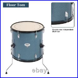 FREE SHIPPING? Full Size Acoustic Drum Kit +Cymbals +Throne +Snare +Toms